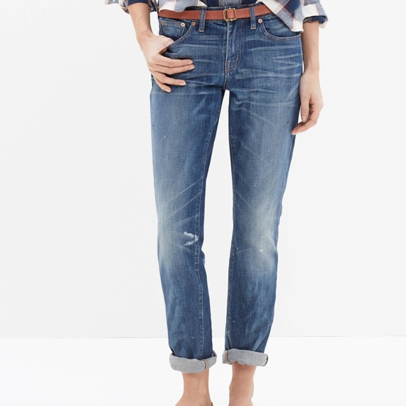 Madewell Denim - Madewell Slim Boyjean in Akiva Wash